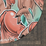 Big Pork Pattern Round Rug