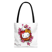 Kitty Daruma Tote Bag