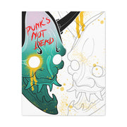 Hannya Punx Large Stretched Canvas