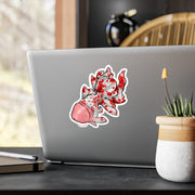 Big Red Fish Kiss-Cut Stickers