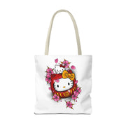 Kitty Daruma Tote Bag