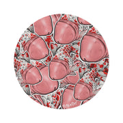 Big Red Fish Pattern Round Rug