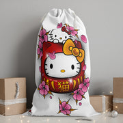 Kitty Daruma Blossom Sac
