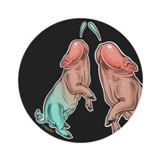 Big Pork 2 Round Rug