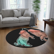 Big Pork 2 Round Rug