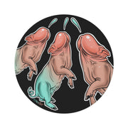 Big Pork 3 Round Rug