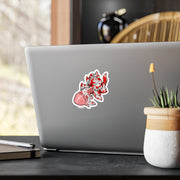 Big Red Fish Kiss-Cut Stickers