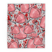 Big Red Fish Arctic Fleece Blanket