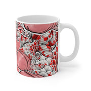 Big Red Fish White Mug