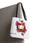 Kitty Daruma Tote Bag