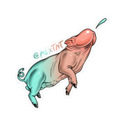 Big Pork Kiss-Cut Stickers