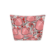 Big Red Fish Cotton Cosmetic Bag