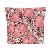 Big Red Fish Cotton Cosmetic Bag