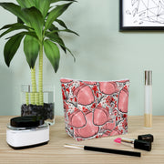 Big Red Fish Cotton Cosmetic Bag