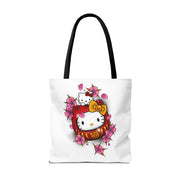 Kitty Daruma Tote Bag