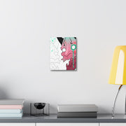 Hannya Mad Small Stretched Canvas