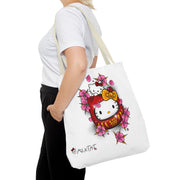 Kitty Daruma Tote Bag