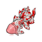 Big Red Fish Kiss-Cut Stickers