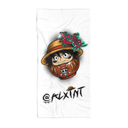 Monkey D. Aruma white Beach Towel