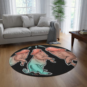 Big Pork 3 Round Rug