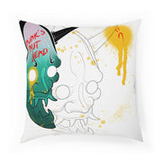 Hannya Punx Outline Pillow