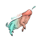Big Pork Kiss-Cut Stickers