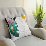 Hannya Punx Outline Pillow